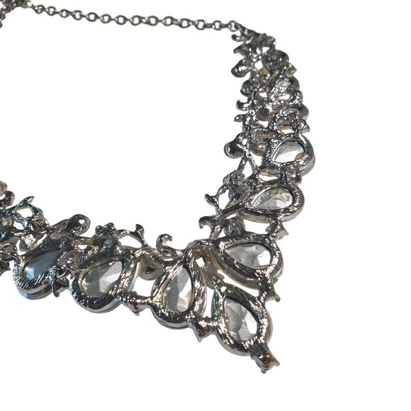 Crystal Necklace Costume Theater Rhinestone Elegant Jewelry Princess Drag Show - Picture 7 of 8